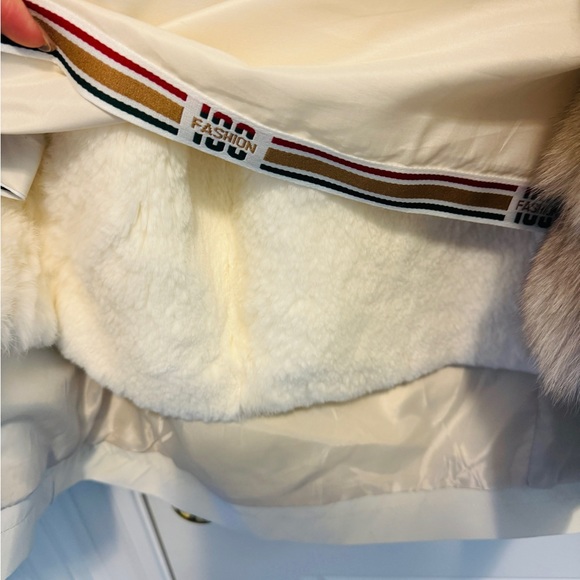 [Sold] Real Fox and Rabbit Fur Lined Jacket Parka - Picture 4 of 10